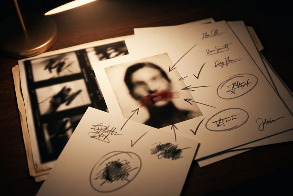 Campaign image beneath sequential approval documents at the Heinz Smiles decision point.