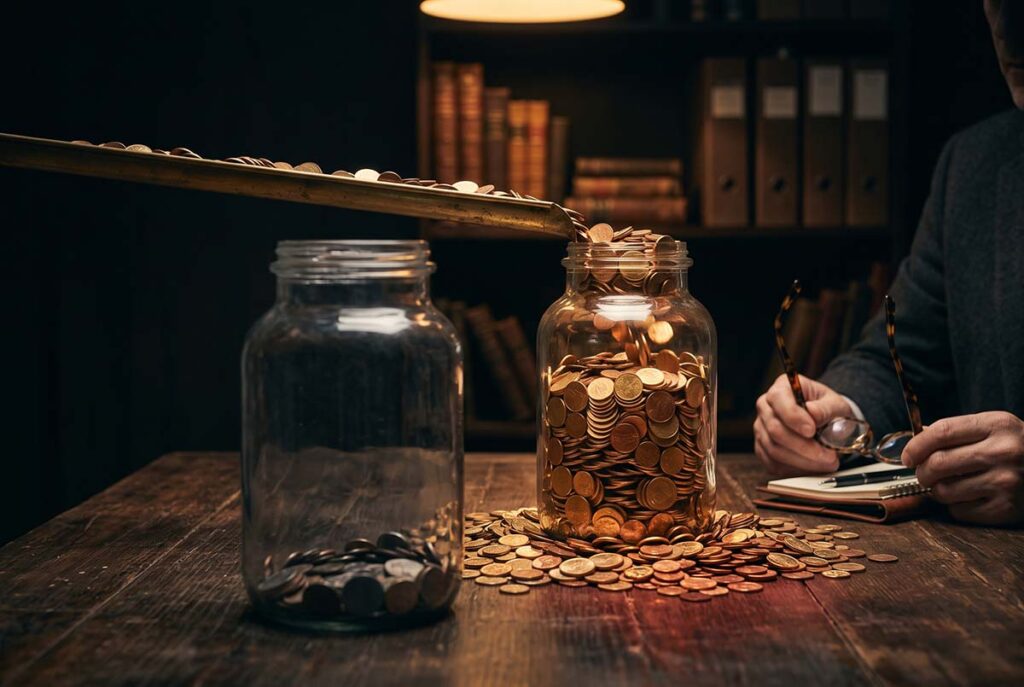 Advertising value bypasses an empty brand account and accumulates in a competitor’s account