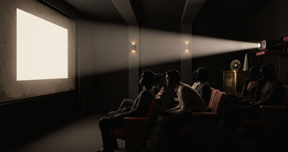 Anonymous viewers test a projected video as the interest graph measures attention instead of follower count