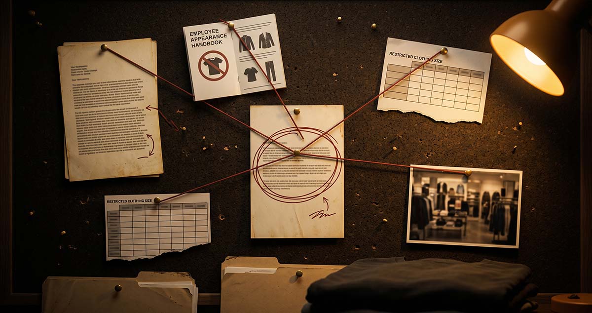 Evidence board tracing how Abercrombie’s exclusion strategy became a liability for the brand